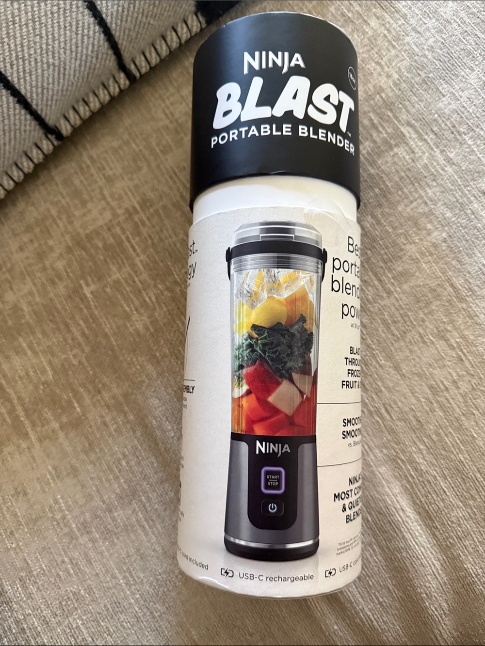 Ninja Blast Portable Blender - Black, Silver, Clear